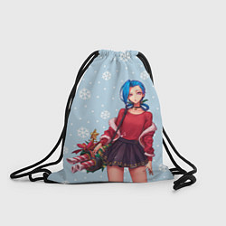 Рюкзак-мешок New Year Jinx, цвет: 3D-принт