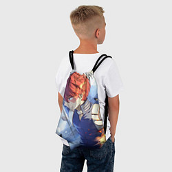 Рюкзак-мешок Моя геройская академия Шото, цвет: 3D-принт — фото 2