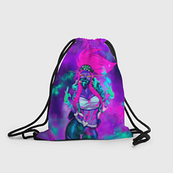 Рюкзак-мешок Akali KDA, цвет: 3D-принт
