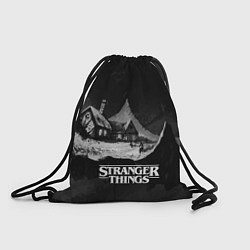 Рюкзак-мешок Stranger Things: Black Hut, цвет: 3D-принт