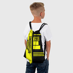 Рюкзак-мешок PUBG: Yellow Lifestyle, цвет: 3D-принт — фото 2