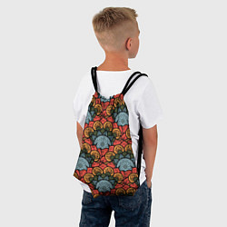 Рюкзак-мешок Узоры Бохо, цвет: 3D-принт — фото 2