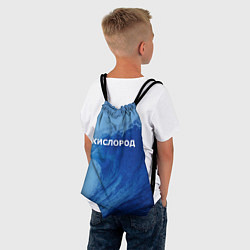 Рюкзак-мешок Парная - вода: кислород с волнами, цвет: 3D-принт — фото 2