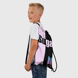 Рюкзак-мешок BTS Suga, цвет: 3D-принт — фото 2
