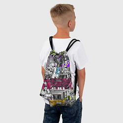 Рюкзак-мешок Watch Dogs: Pattern, цвет: 3D-принт — фото 2
