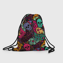Рюкзак-мешок Маскарад черепов, цвет: 3D-принт