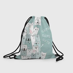 Рюкзак-мешок Cats World, цвет: 3D-принт