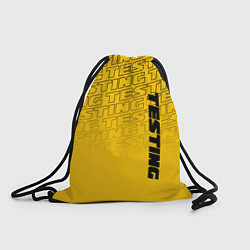 Рюкзак-мешок Testing, цвет: 3D-принт