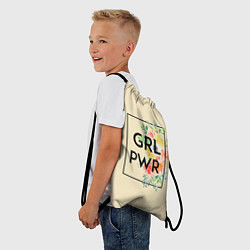 Рюкзак-мешок GRL PWR, цвет: 3D-принт — фото 2