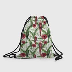 Рюкзак-мешок Попугаи Ара, цвет: 3D-принт