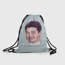 Рюкзак-мешок BTS Rap Monster, цвет: 3D-принт