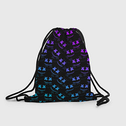 Рюкзак-мешок Marshmello: Dark Neon, цвет: 3D-принт