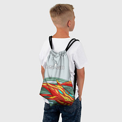 Рюкзак-мешок CS:GO Fish, цвет: 3D-принт — фото 2
