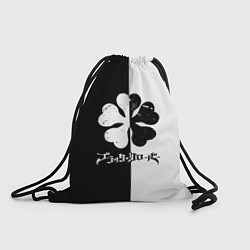 Рюкзак-мешок Чёрный клевер, цвет: 3D-принт