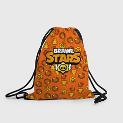 Рюкзак-мешок Brawl Stars: Orange Team, цвет: 3D-принт