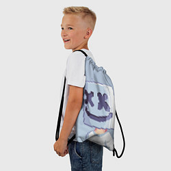 Рюкзак-мешок Marshmello Pixel, цвет: 3D-принт — фото 2