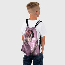 Рюкзак-мешок Lil Peep, цвет: 3D-принт — фото 2