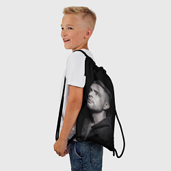 Рюкзак-мешок Егор Крид: Цвет настроения чёрный, цвет: 3D-принт — фото 2