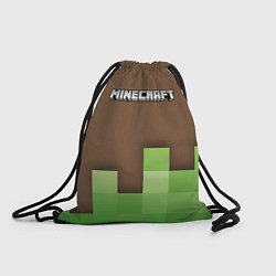 Рюкзак-мешок Minecraft - Логотип, цвет: 3D-принт