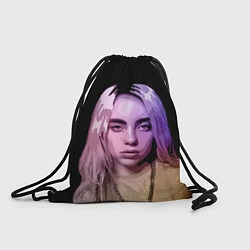 Рюкзак-мешок BILLIE EILISH: Violet Mood, цвет: 3D-принт