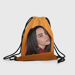 Рюкзак-мешок BILLIE EILISH: Orange Mood, цвет: 3D-принт