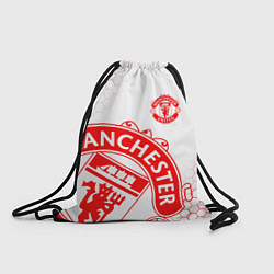 Рюкзак-мешок Манчестер Юнайтед white, цвет: 3D-принт