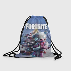 Рюкзак-мешок Fortnite Новогодний, цвет: 3D-принт