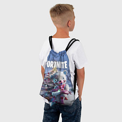 Рюкзак-мешок Fortnite Новогодний, цвет: 3D-принт — фото 2