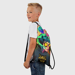 Рюкзак-мешок Девушка На Стиле, цвет: 3D-принт — фото 2