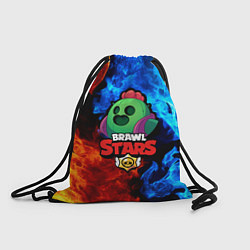Рюкзак-мешок Brawl Stars Spike, цвет: 3D-принт