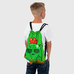 Рюкзак-мешок Spike brawl satars, цвет: 3D-принт — фото 2