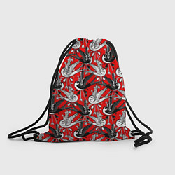 Рюкзак-мешок Птицы, цвет: 3D-принт