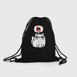 Рюкзак-мешок Meme cat, цвет: 3D-принт
