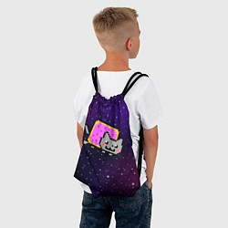 Рюкзак-мешок Nyan Cat, цвет: 3D-принт — фото 2