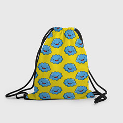Рюкзак-мешок Веселые тучки, цвет: 3D-принт