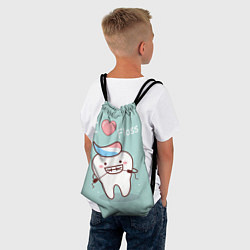 Рюкзак-мешок Tooth, цвет: 3D-принт — фото 2