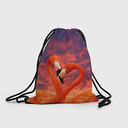 Рюкзак-мешок Flamingo Love, цвет: 3D-принт