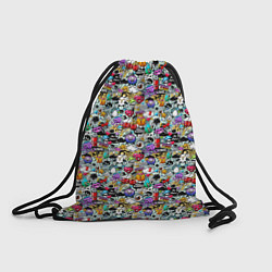 Рюкзак-мешок Stickerboom, цвет: 3D-принт