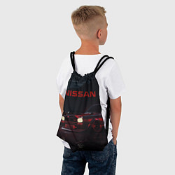 Рюкзак-мешок NISSAN, цвет: 3D-принт — фото 2