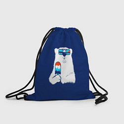 Рюкзак-мешок Мишка, цвет: 3D-принт