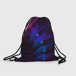 Рюкзак-мешок NEON FRACTAL, цвет: 3D-принт