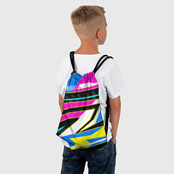 Рюкзак-мешок Форма для фитнеса, цвет: 3D-принт — фото 2