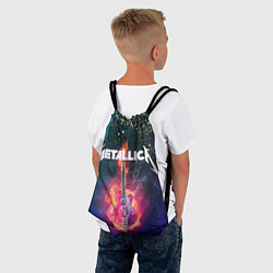 Рюкзак-мешок Metallicaспина, цвет: 3D-принт — фото 2
