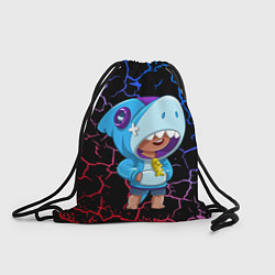 Рюкзак-мешок Brawl Stars Leon Skin Shark, цвет: 3D-принт