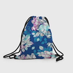 Рюкзак-мешок Нежные цветы, цвет: 3D-принт