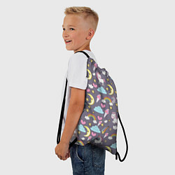 Рюкзак-мешок Сказочный Пони, цвет: 3D-принт — фото 2