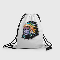 Рюкзак-мешок Индеец, цвет: 3D-принт