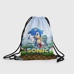 Рюкзак-мешок SEGA SONIC, цвет: 3D-принт