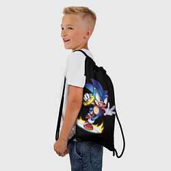 Рюкзак-мешок Sonic, цвет: 3D-принт — фото 2