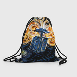 Рюкзак-мешок Van Gogh Tardis, цвет: 3D-принт